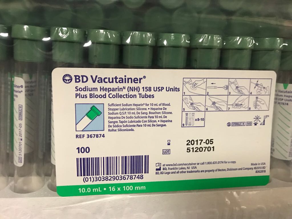 Vacutainer Plus Plastic Plasma Tube By Becton Dickinson TUBE