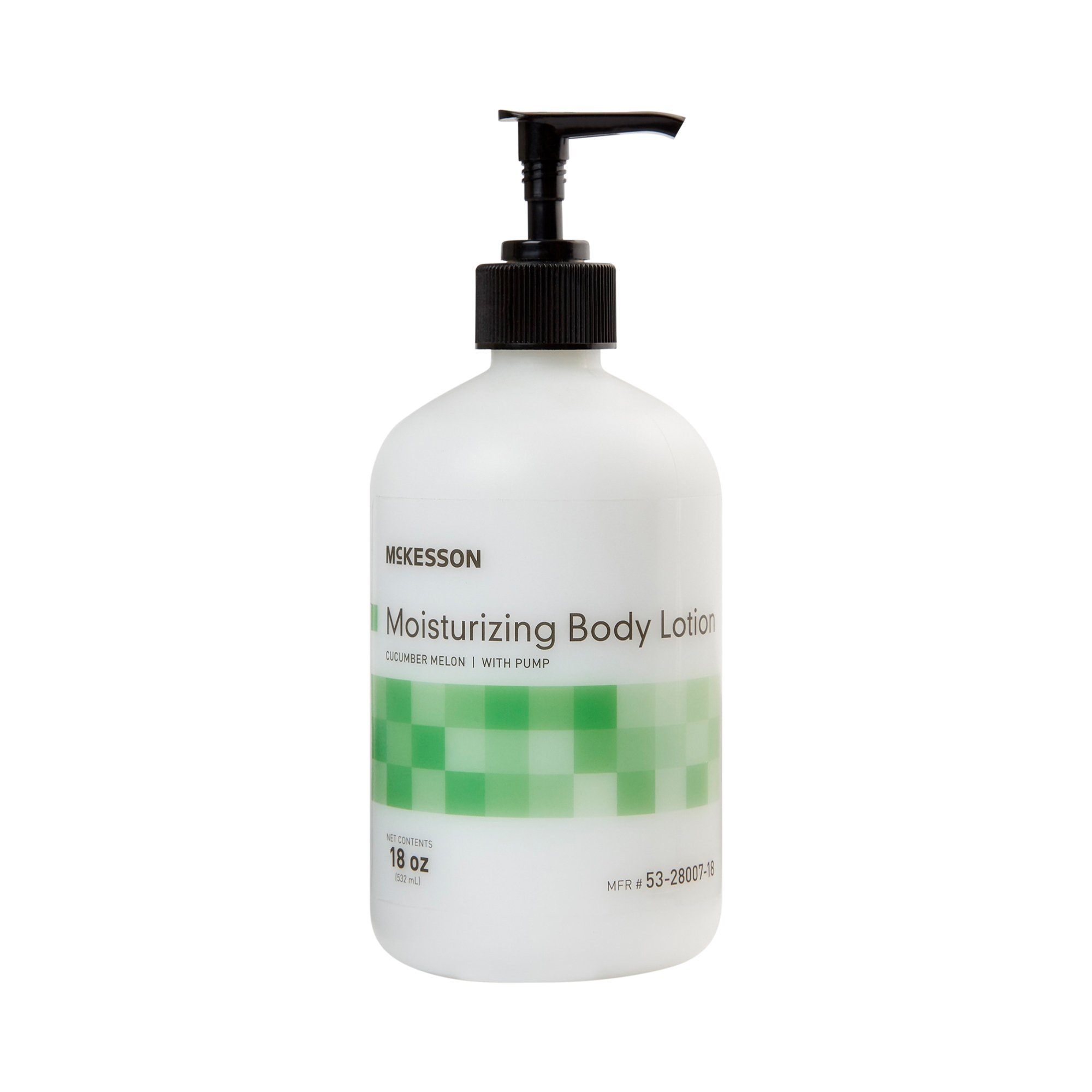 Hand and Body Moisturizer McKesson 18 oz. Pump Bottle Cucumber Melon Scent Lotion Hand and Body Moisturizer McKesson 18 oz. Pump Bottle Cucumber Melon Scent Lotion